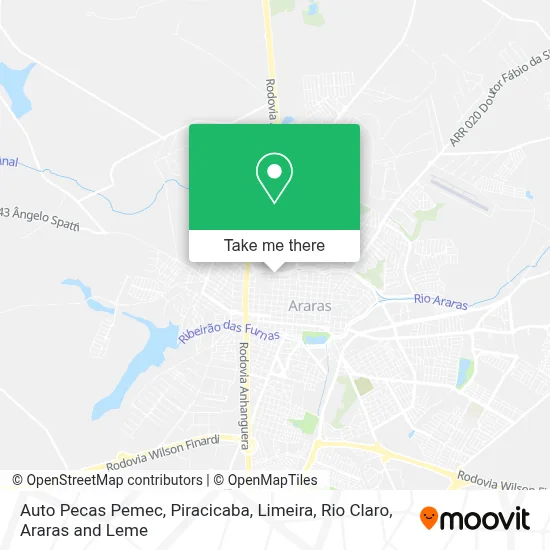 Auto Pecas Pemec map
