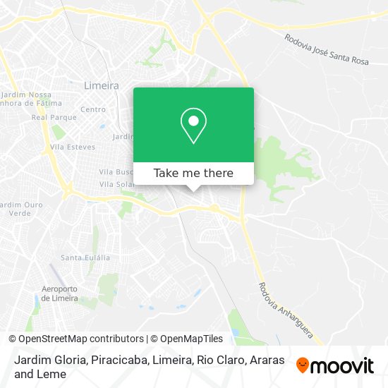 Jardim Gloria map