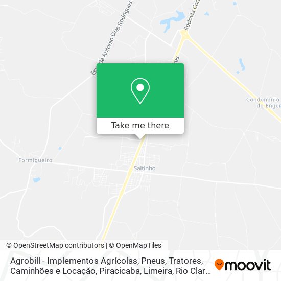 Agrobill - Implementos Agrícolas, Pneus, Tratores, Caminhões e Locação map