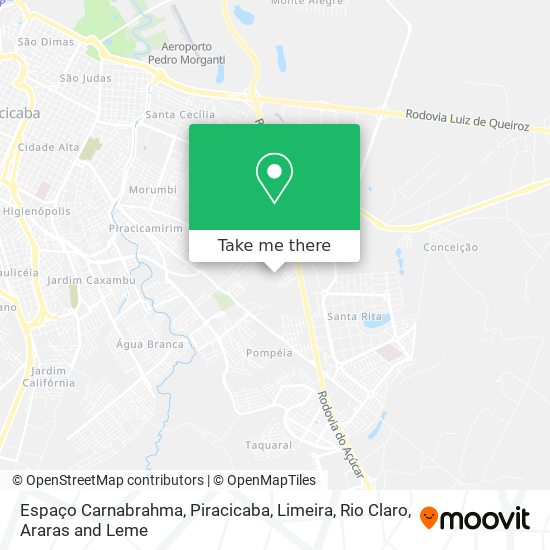 Espaço Carnabrahma map