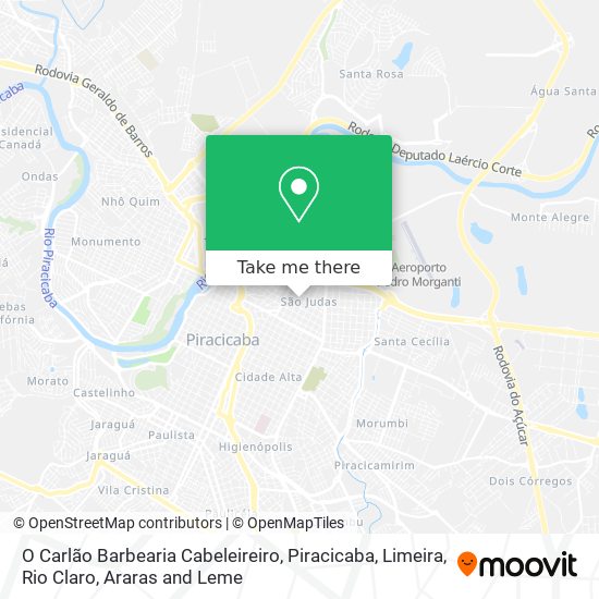 O Carlão Barbearia Cabeleireiro map