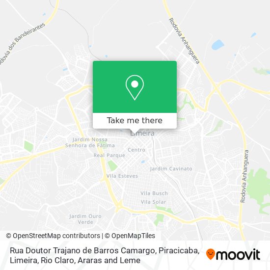 Rua Doutor Trajano de Barros Camargo map