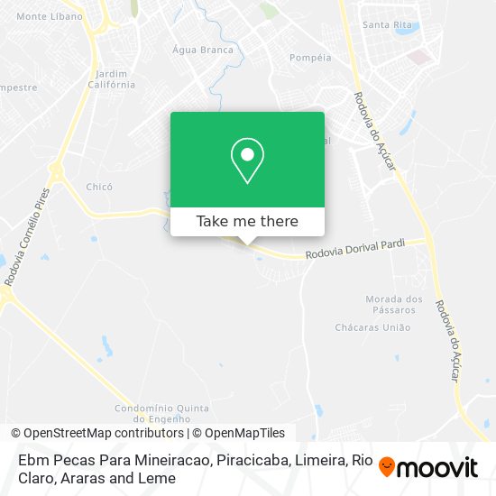 Ebm Pecas Para Mineiracao map