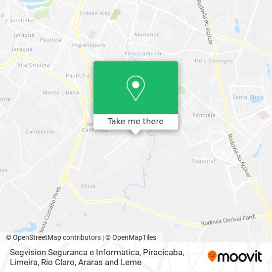 Segvision Seguranca e Informatica map