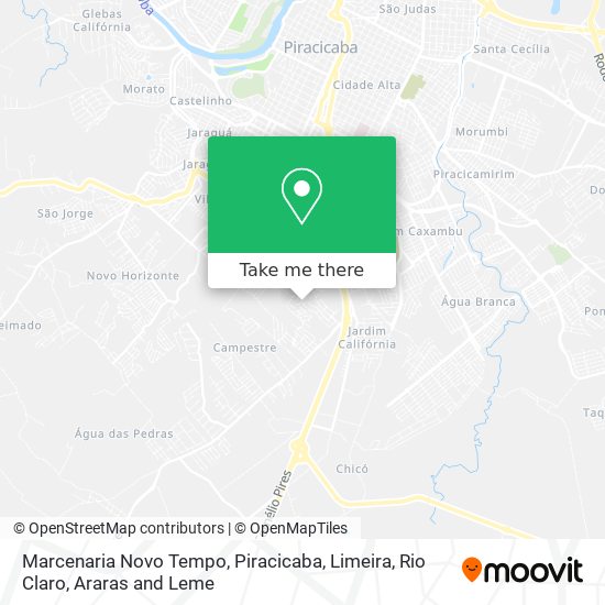 Marcenaria Novo Tempo map