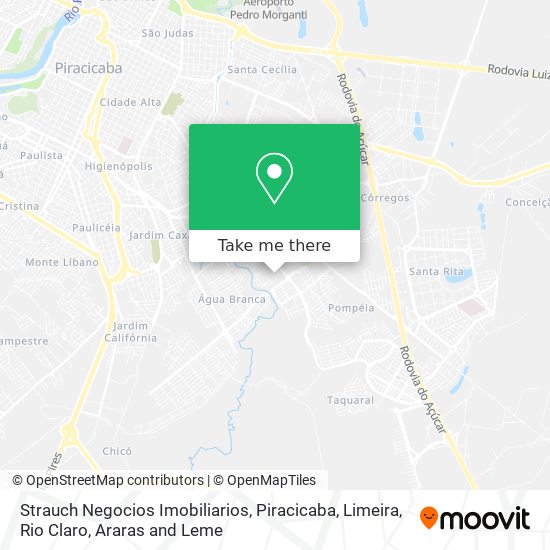 Strauch Negocios Imobiliarios map