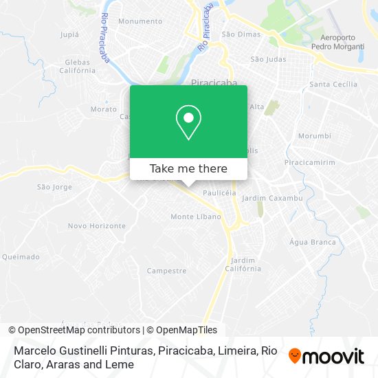 Marcelo Gustinelli Pinturas map