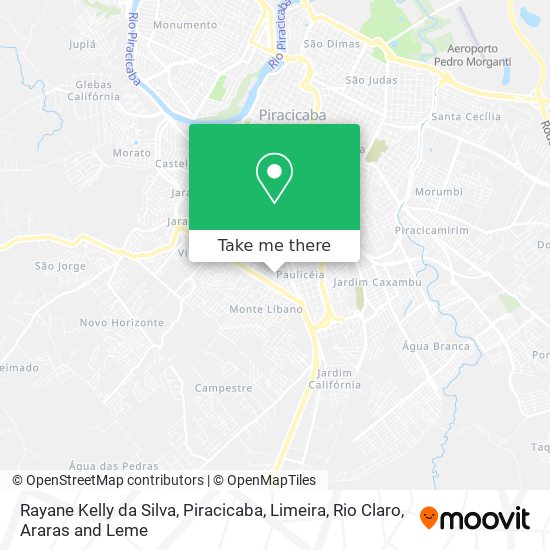 Mapa Rayane Kelly da Silva