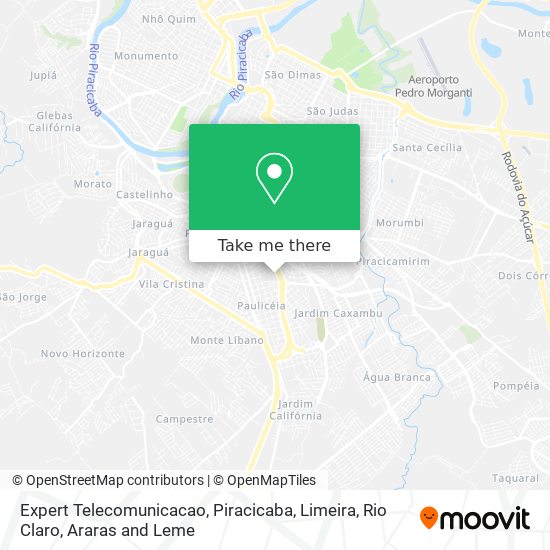 Expert Telecomunicacao map