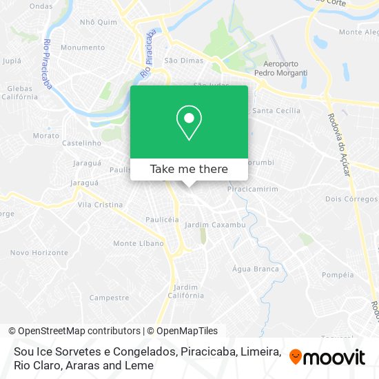 Sou Ice Sorvetes e Congelados map