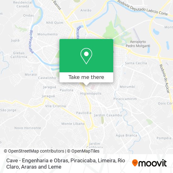 Cave - Engenharia e Obras map