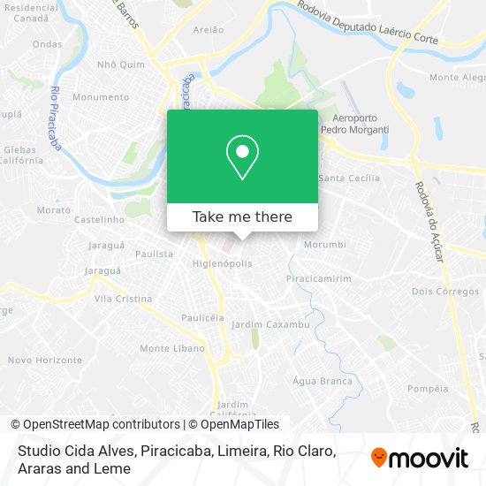 Mapa Studio Cida Alves