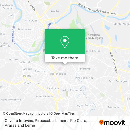 Oliveira Imóveis map