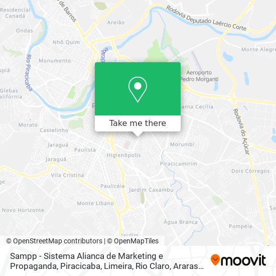 Sampp - Sistema Alianca de Marketing e Propaganda map