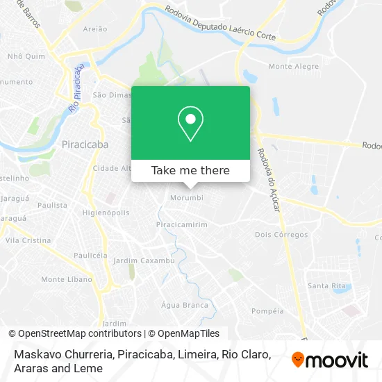 Maskavo Churreria map