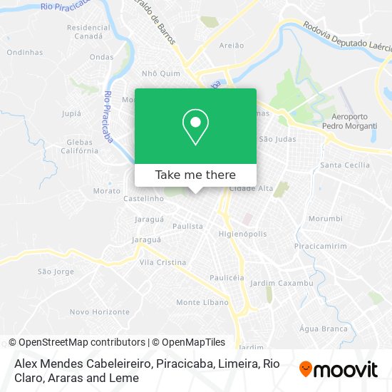 Alex Mendes Cabeleireiro map