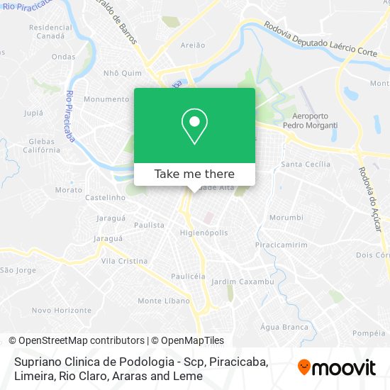 Supriano Clinica de Podologia - Scp map