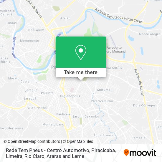 Rede Tem Pneus - Centro Automotivo map