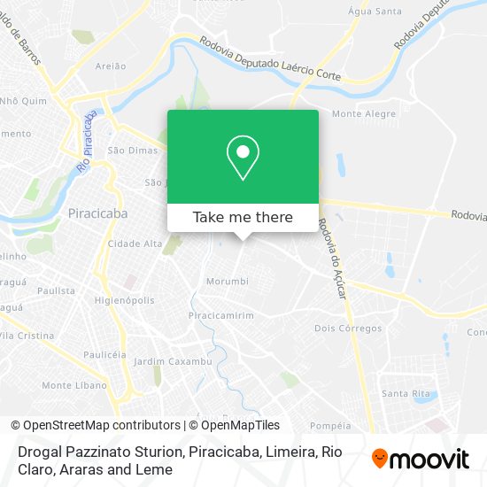 Drogal Pazzinato Sturion map