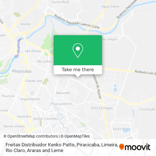 Freitas Distribuidor Kenko Patto map