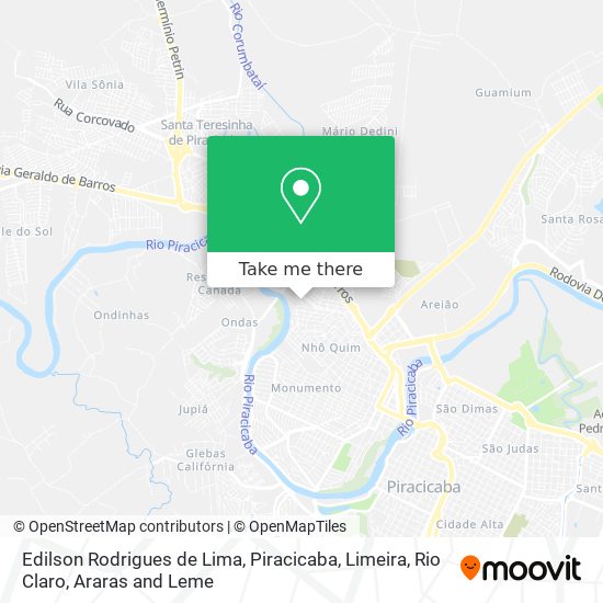 Edilson Rodrigues de Lima map