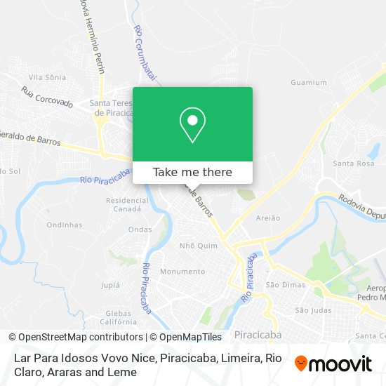 Lar Para Idosos Vovo Nice map
