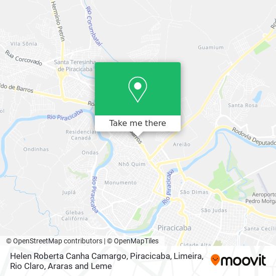 Helen Roberta Canha Camargo map