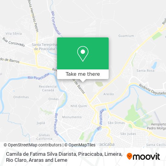 Camila de Fatima Silva Diarista map