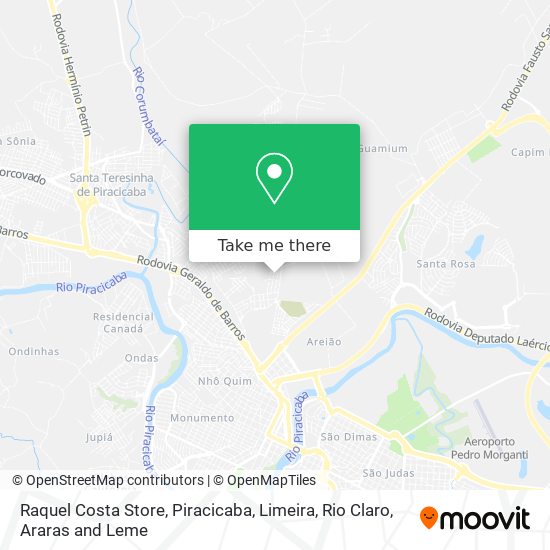 Raquel Costa Store map