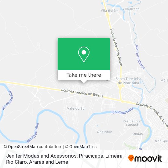 Jenifer Modas and Acessorios map