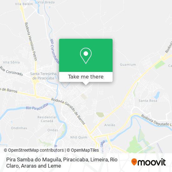 Pira Samba do Maguila map