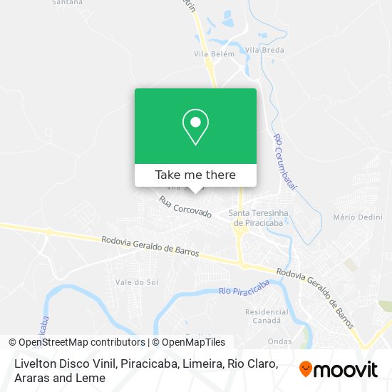 Mapa Livelton Disco Vinil