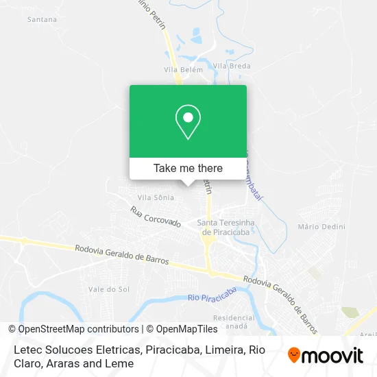 Letec Solucoes Eletricas map