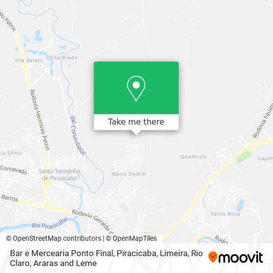 Bar e Mercearia Ponto Final map