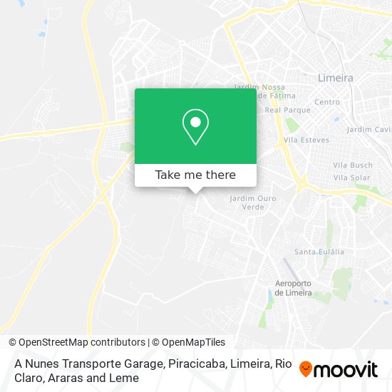 Mapa A Nunes Transporte Garage