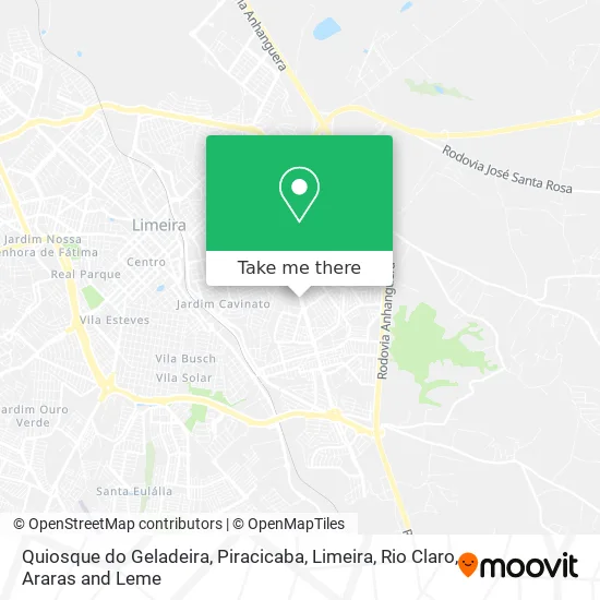 Quiosque do Geladeira map