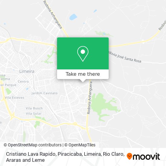 Cristiano Lava Rapido map