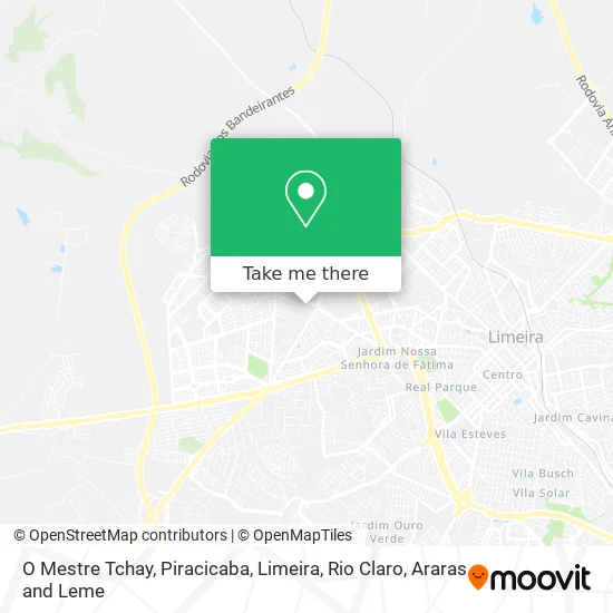 O Mestre Tchay map
