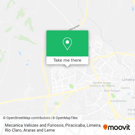 Mecanica Velozes and Furiosos map