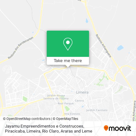 Mapa Jayamu Empreendimentos e Construcoes