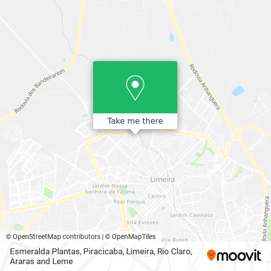Esmeralda Plantas map
