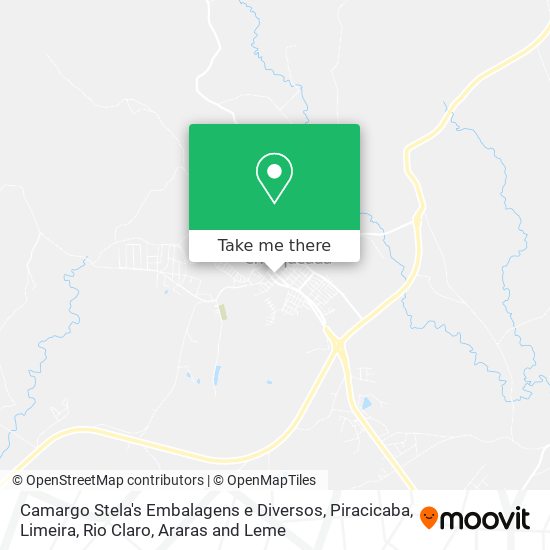 Mapa Camargo Stela's Embalagens e Diversos