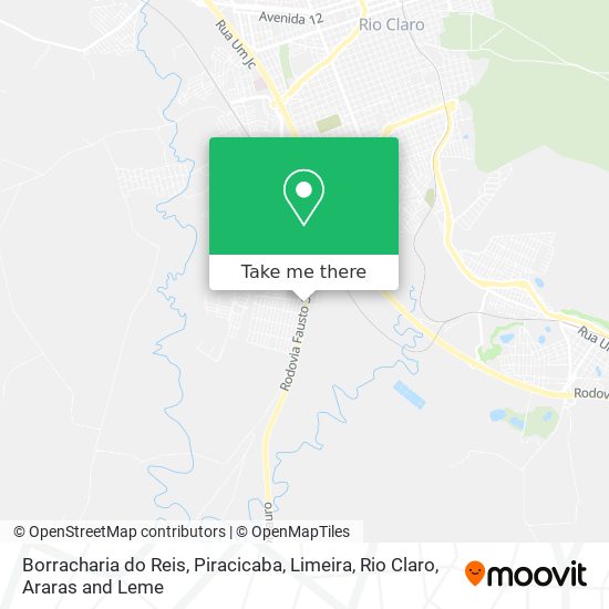 Borracharia do Reis map