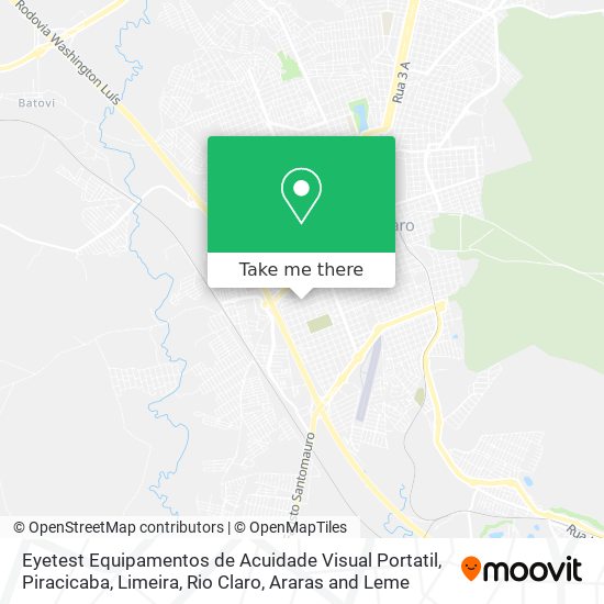 Eyetest Equipamentos de Acuidade Visual Portatil map