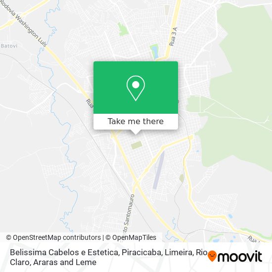 Belissima Cabelos e Estetica map