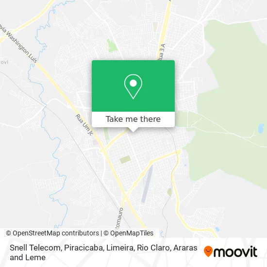 Mapa Snell Telecom