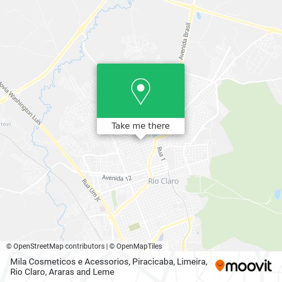 Mila Cosmeticos e Acessorios map