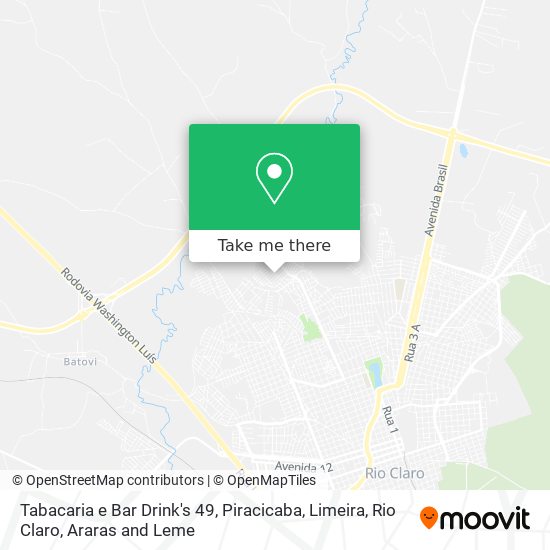 Mapa Tabacaria e Bar Drink's 49