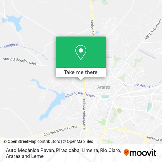 Auto Mecânica Pavan map