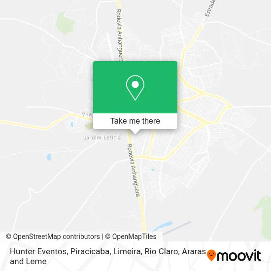 Hunter Eventos map